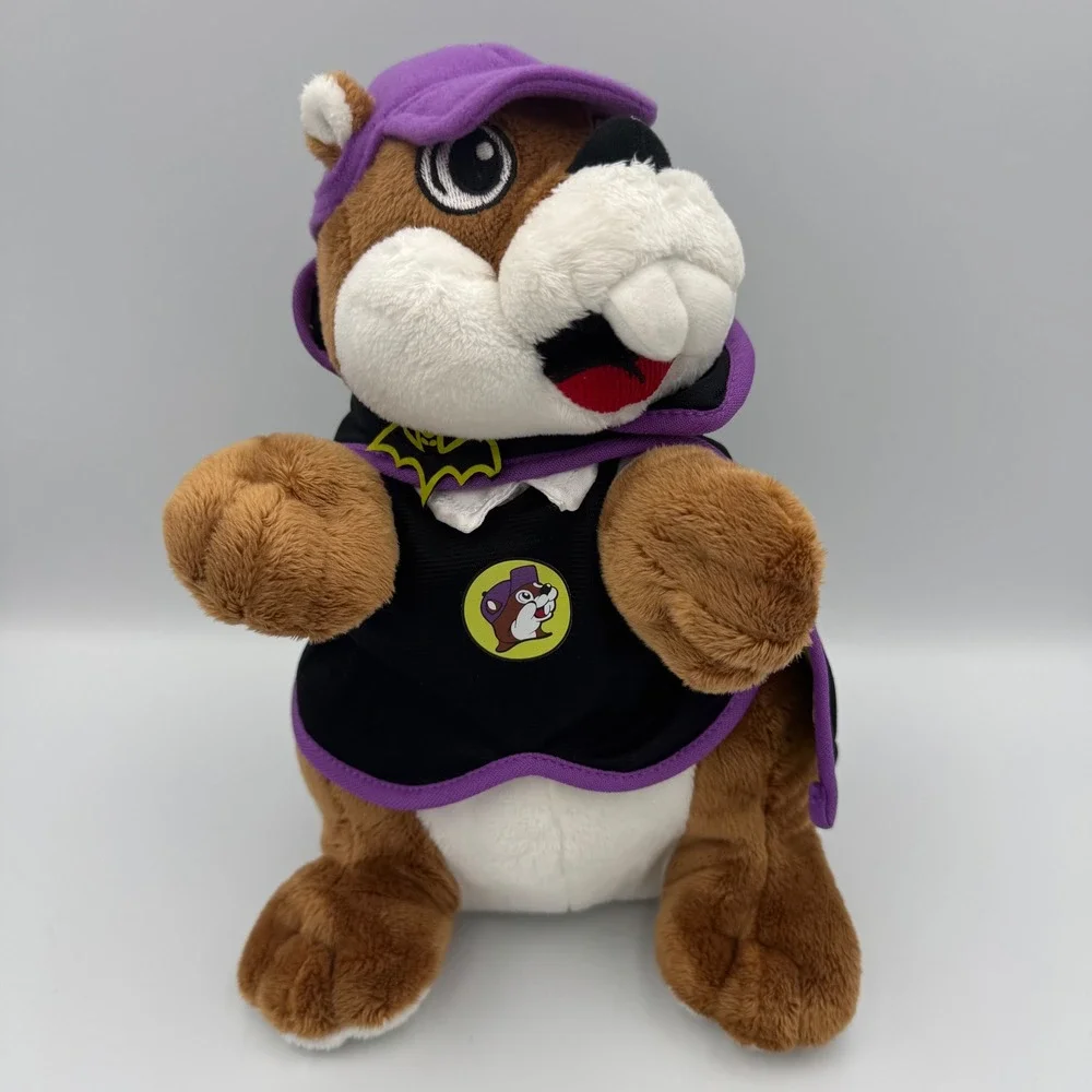 Buc-ee's Plush Toy Kids 12 Inch Brown Vampire Halloween Buc-ee Beaver Mascot